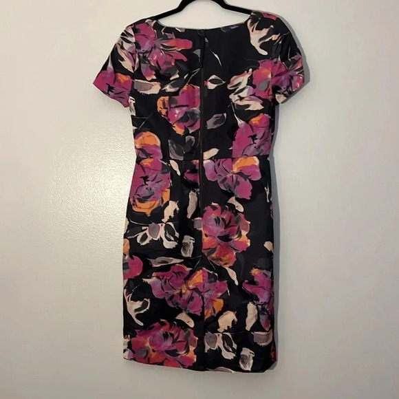 Banana Republic | Linen/Rayon blend Floral fitted sheath dress Women’s size 6 - Picture 6 of 11